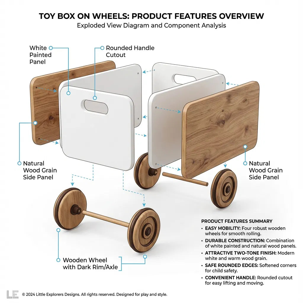 Toy Box – Toy Chest, Store More, Organise With Ease