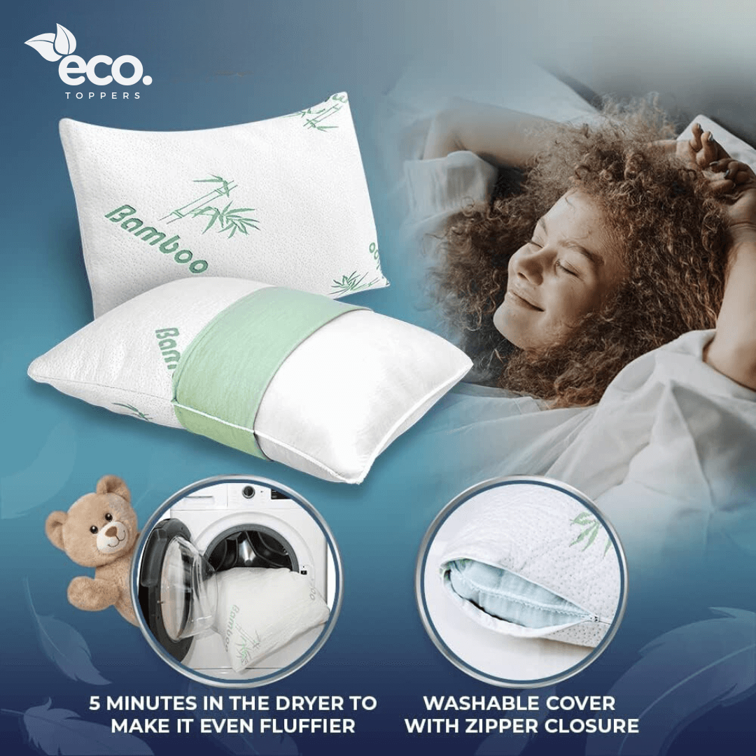 Luxury bamboo pillows for superior comfort - Breathable and hypoallergenic bamboo pillow in Australia for a restful sleep experience