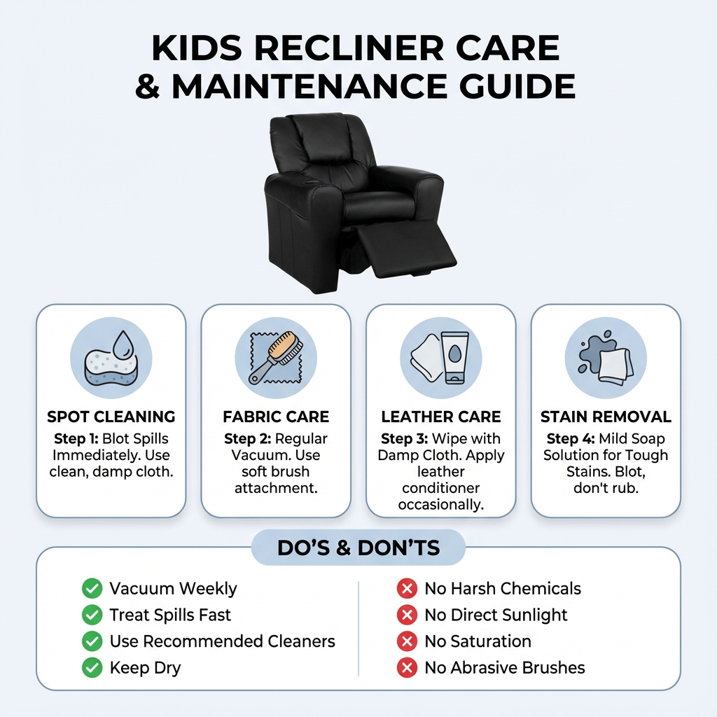 Kids Chair – Kids Lounge Recliner, Support Growing Bodies, Create Calm Comfort