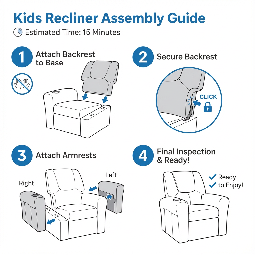 Kids Chair – Kids Lounge Recliner, Support Growing Bodies, Create Calm Comfort