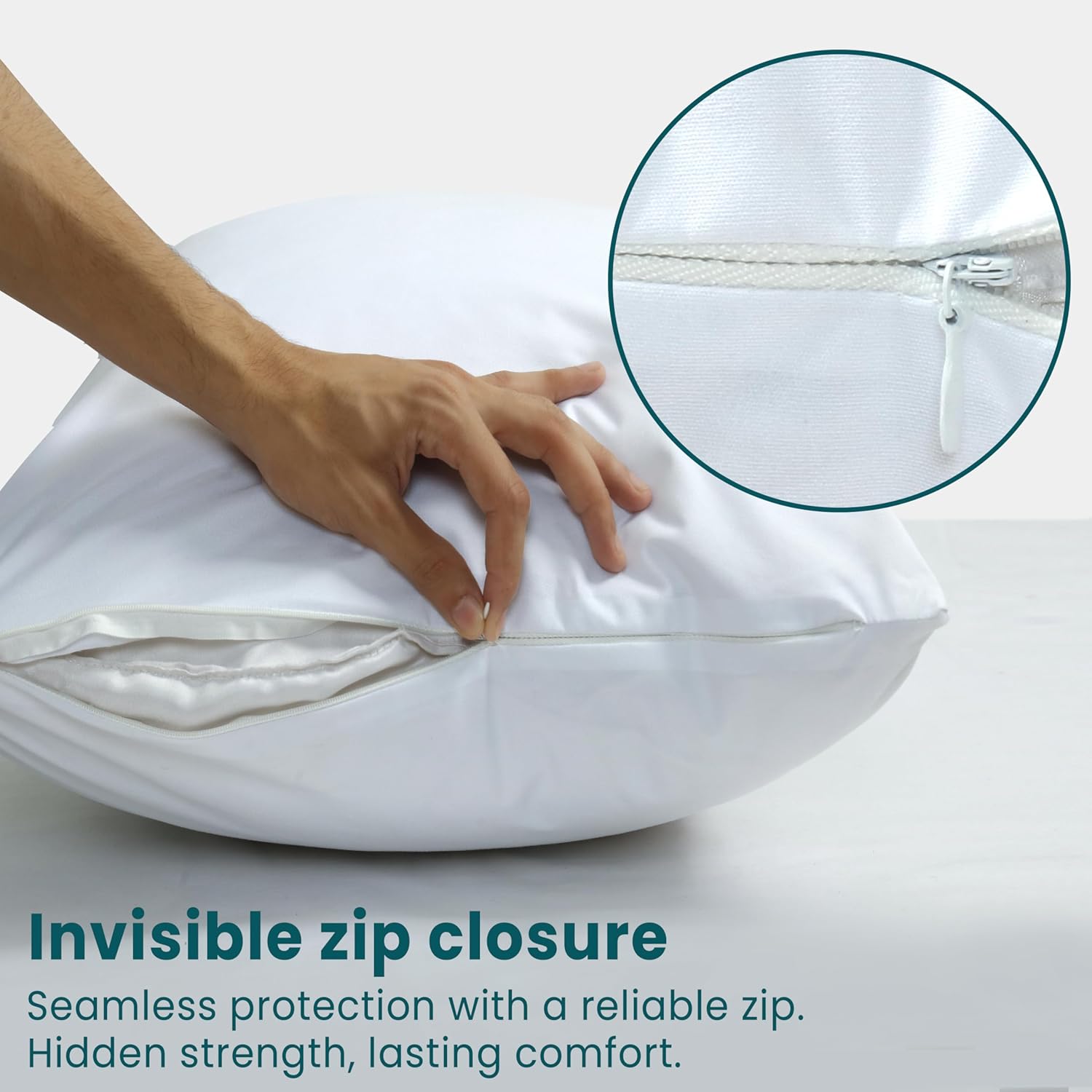 Pillow Protectors - Sheild Against Allergens, Dust Mites & Stains