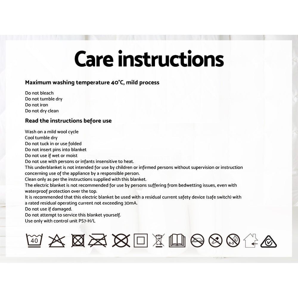 Fitted Electric Blanket - Electric Blanket