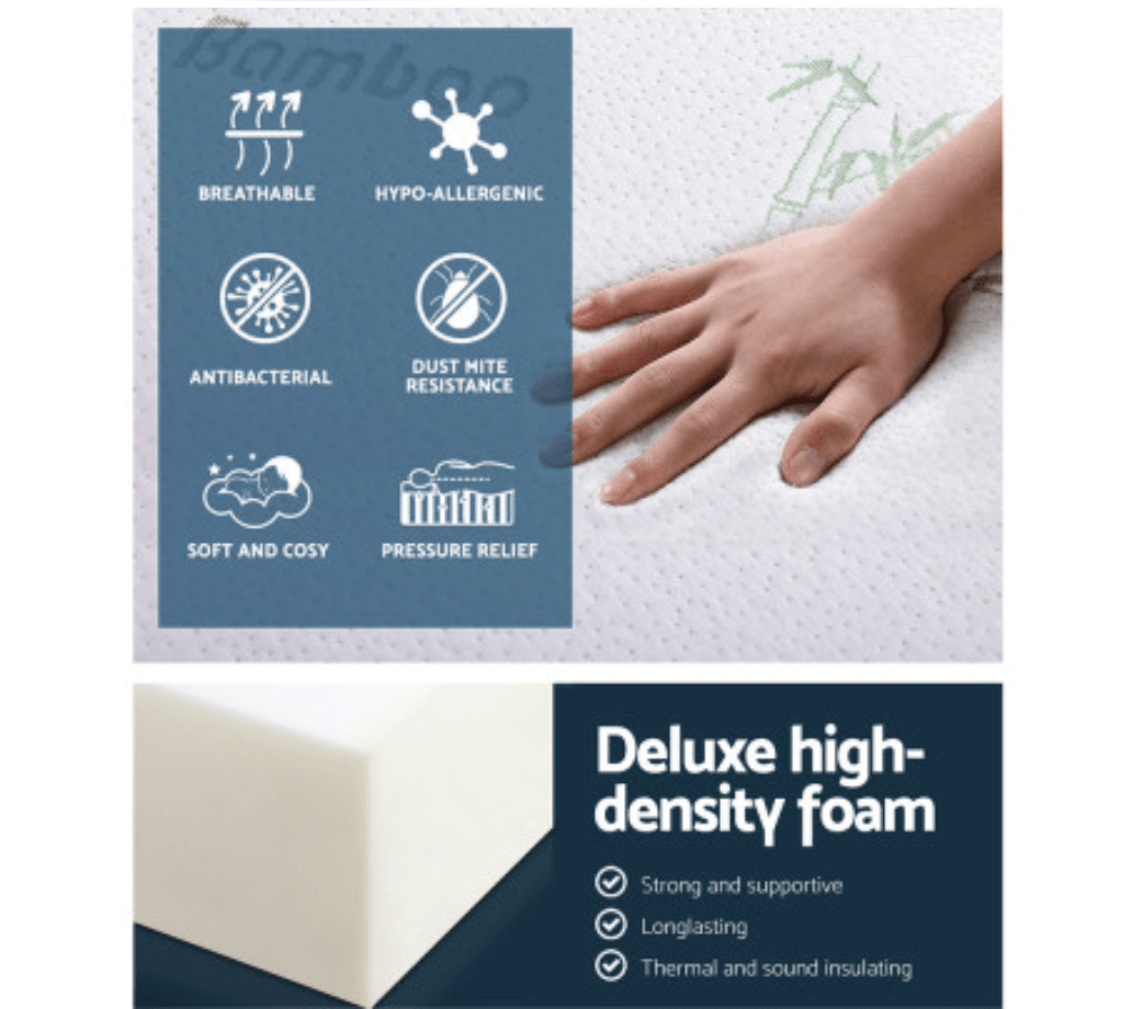 High-density foldable foam mattress for superior support – Perfect for comfort, portability, and easy storage
