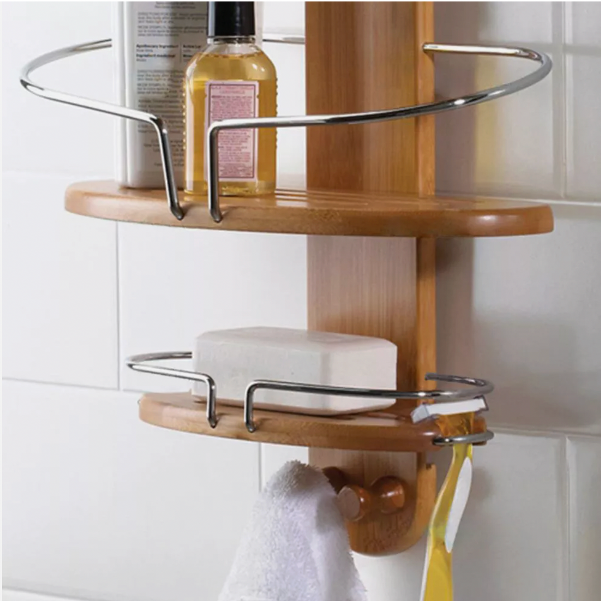 Bamboo Shower Caddy 2.0 – Rust-Proof Storage, Natural Style, Effortless Organisation
