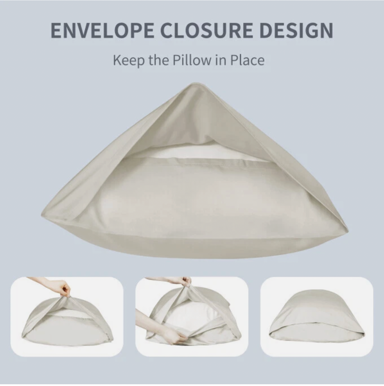 Bamboo Pillowcase – Sleep Cooler, Reduce Frizz & Wake Up Refreshed