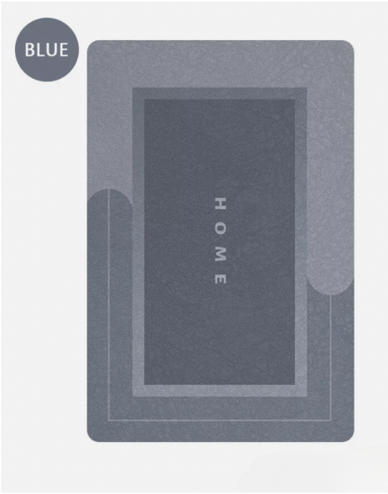 Rectangle grey bamboo bath mat ideal for modern bathroom use