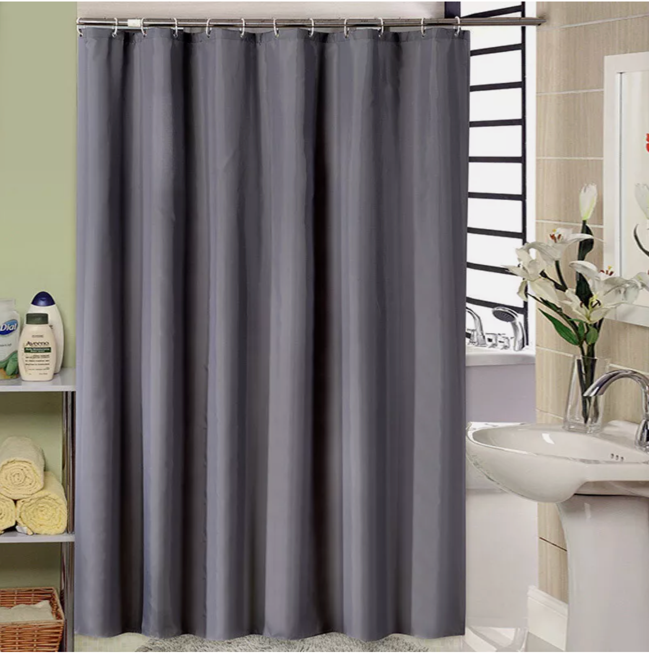 Serenity Shower Curtain – Simple Elegance with Everyday Durability