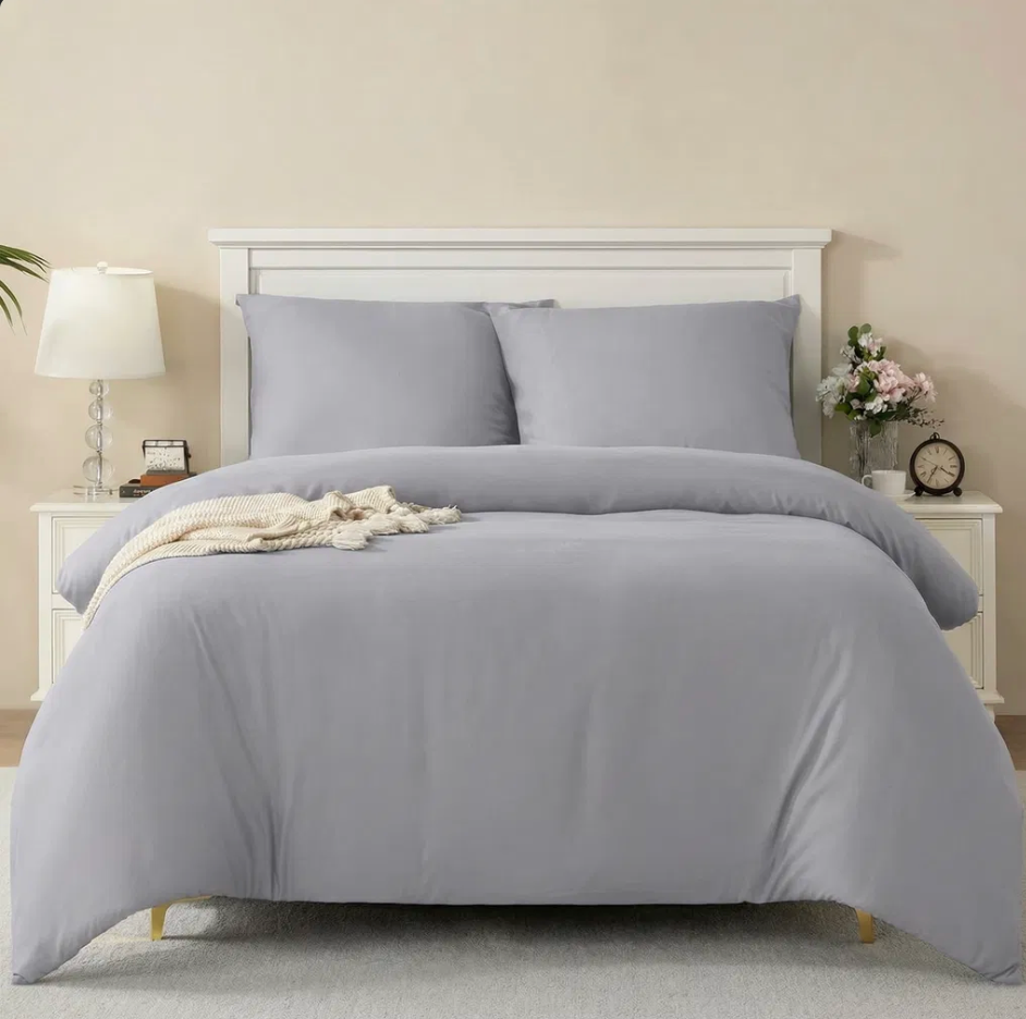 Egyptian Cotton Duvet Cover Set – Ultra Soft, Breathable & Hotel-Luxury Comfort