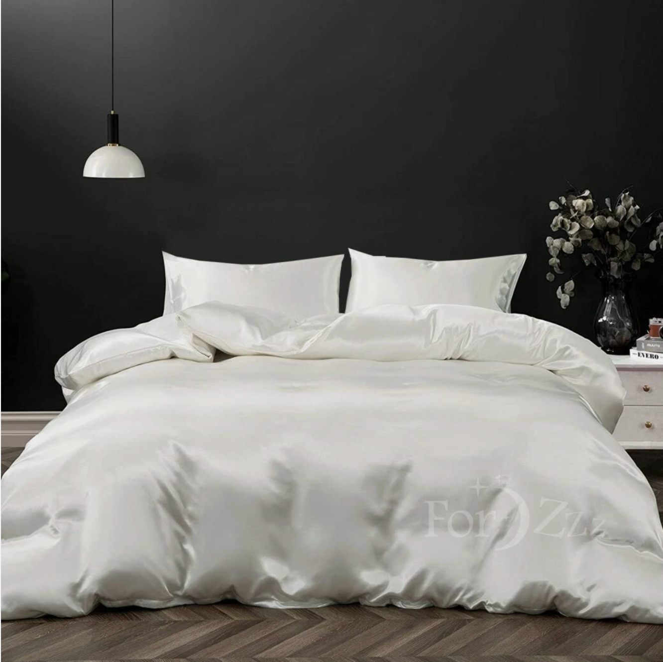 Silk Satin Quilt Cover Set – Smooth Hair, Glowing Skin, Luxe Sleep