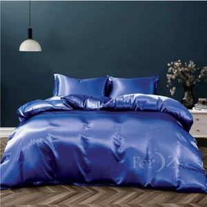 Silk Satin Quilt Cover Set – Smooth Hair, Glowing Skin, Luxe Sleep