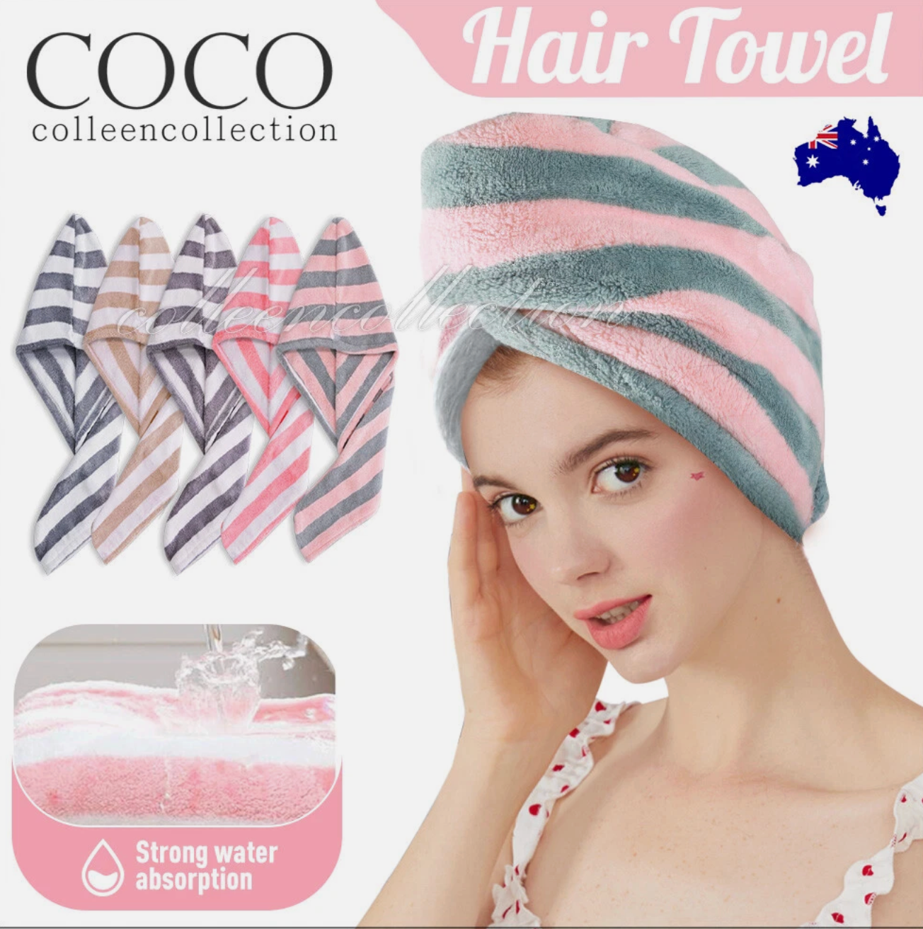 Quick-Dry Hair Towel Wrap – Save Time, Reduce Breakage