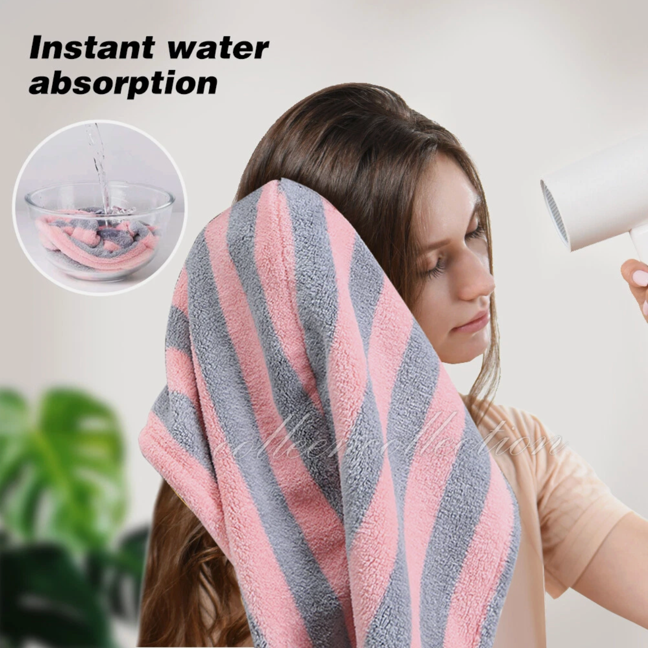 Quick-Dry Hair Towel Wrap – Save Time, Reduce Breakage