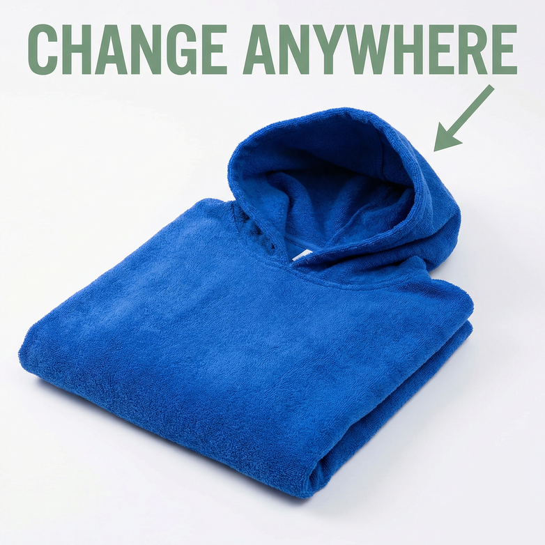 Hooded Beach Towel - Change Anywhere, Dry In Minutes