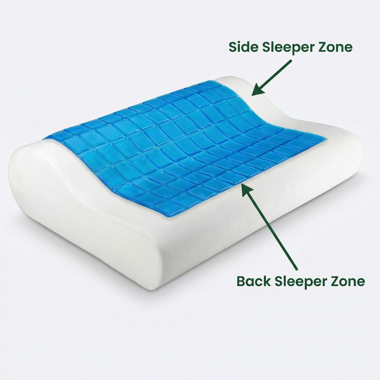 Cooling Pillow β Sleep Cooler, Ease Neck & Shoulder Tension