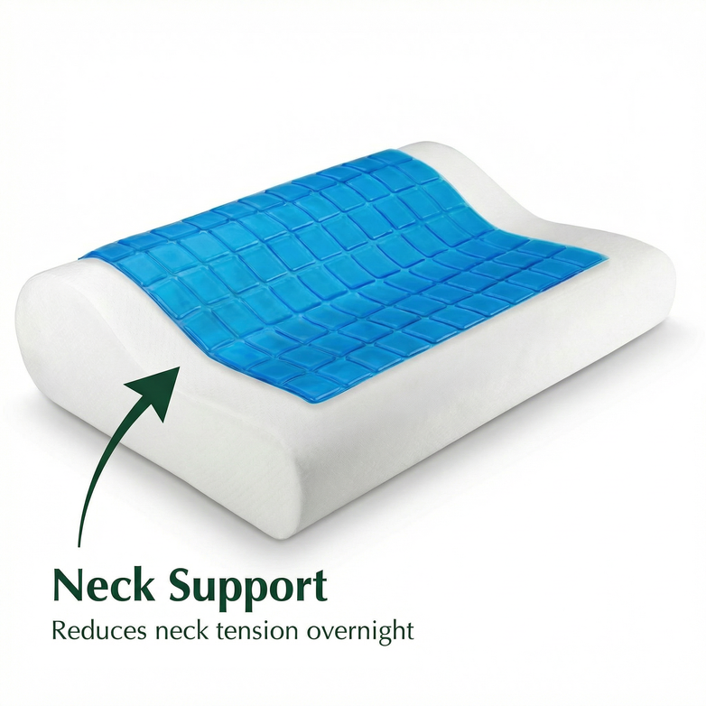 Cooling Pillow β Sleep Cooler, Ease Neck & Shoulder Tension