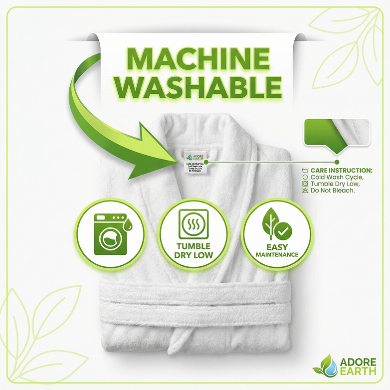 Premium Cotton Bathrobe - Spa-Level Softness, Hotel Luxury