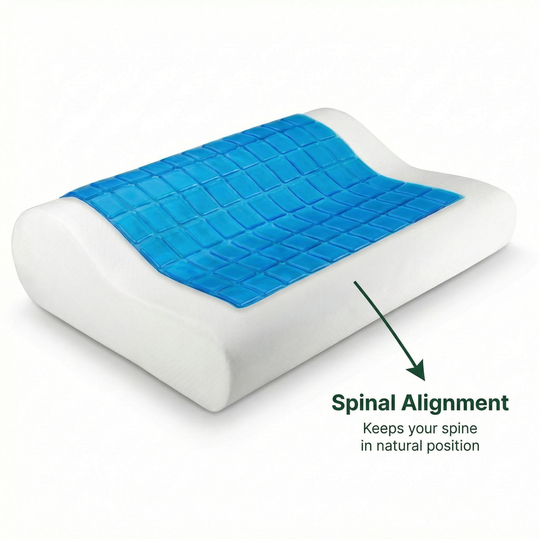 Cooling Pillow β Sleep Cooler, Ease Neck & Shoulder Tension