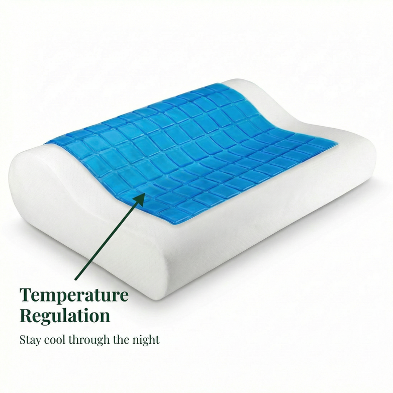 Cooling Pillow β Sleep Cooler, Ease Neck & Shoulder Tension