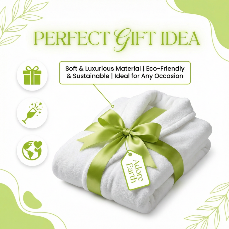 Premium Cotton Bathrobe - Spa-Level Softness, Hotel Luxury