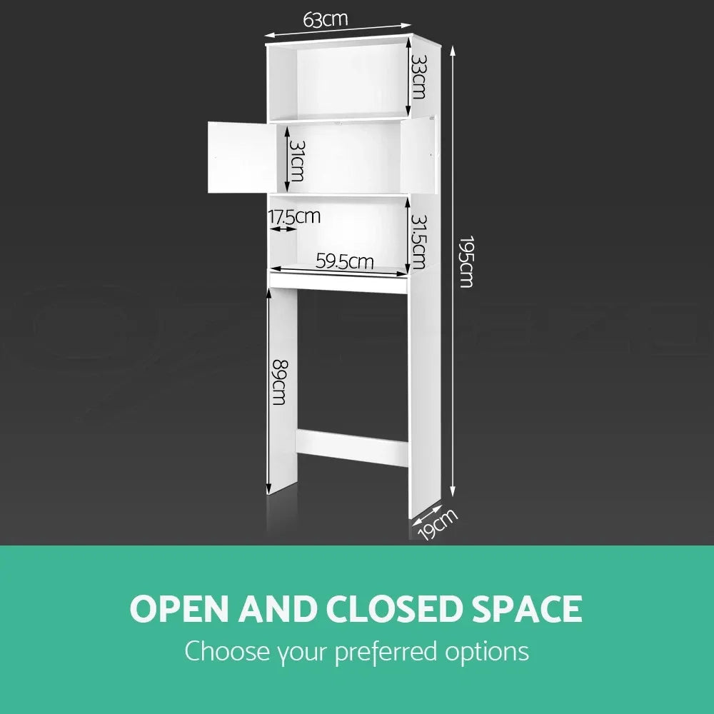 Laundry Cabinet Shelf – Over Toilet Shelf, Maximise Space, Declutter Instantly