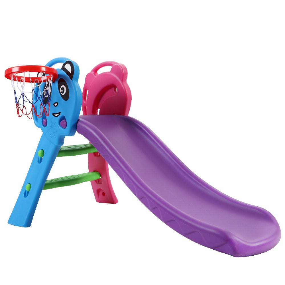 Kids Slide & Hoop Set – Boost Active Play, Build Skills Every Day
