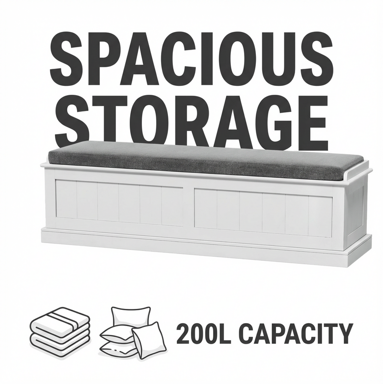 Storage Ottoman – Blanket Box, Declutter Fast, Elevate Your Space