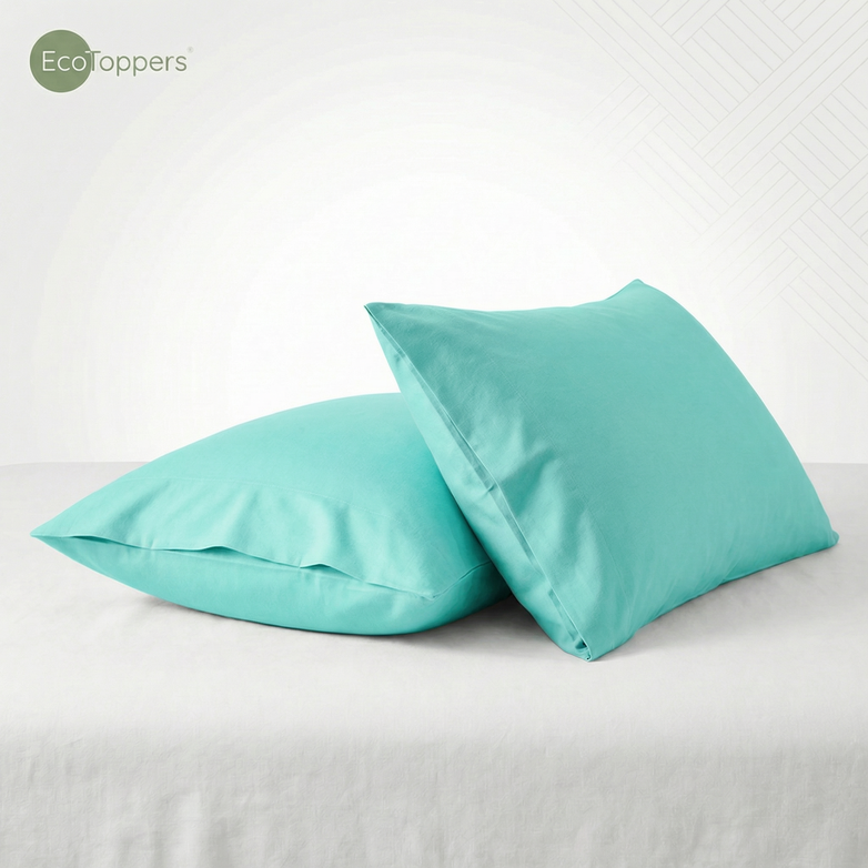 Cotton Pillow Cases - Breathable Comfort, Skin-Friendly Softness
