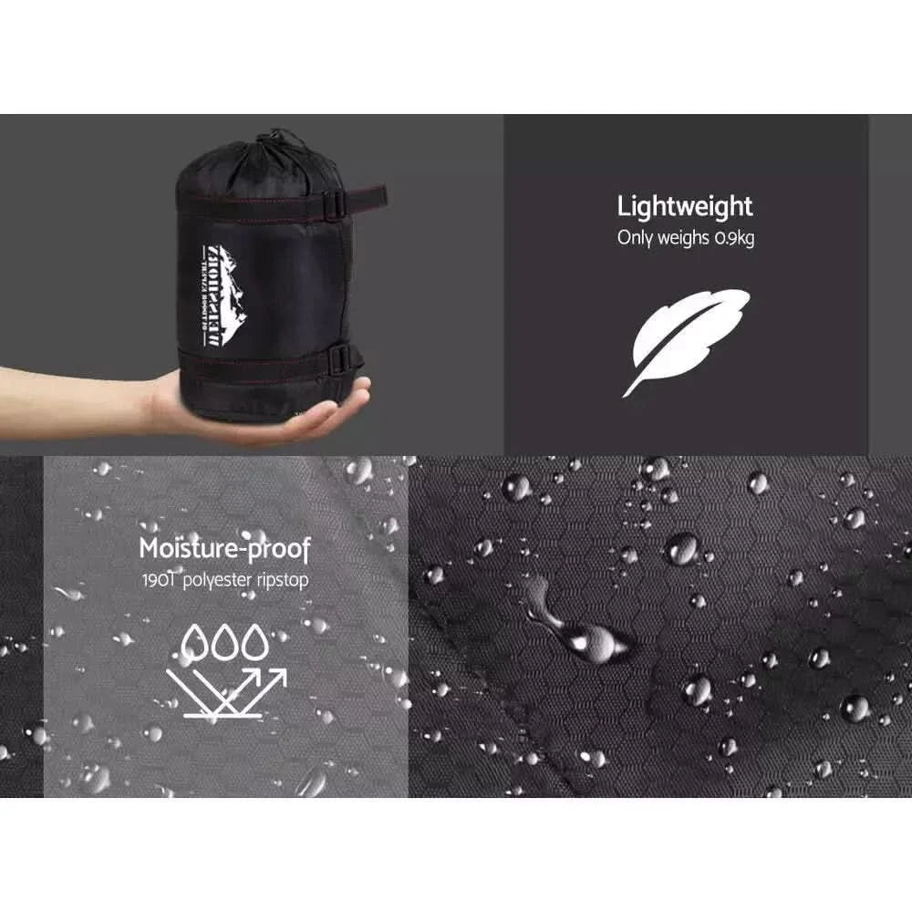 Lightweight and compact adult sleeping bag – Ultra-portable and insulated sleeping bags for warmth and easy travel.