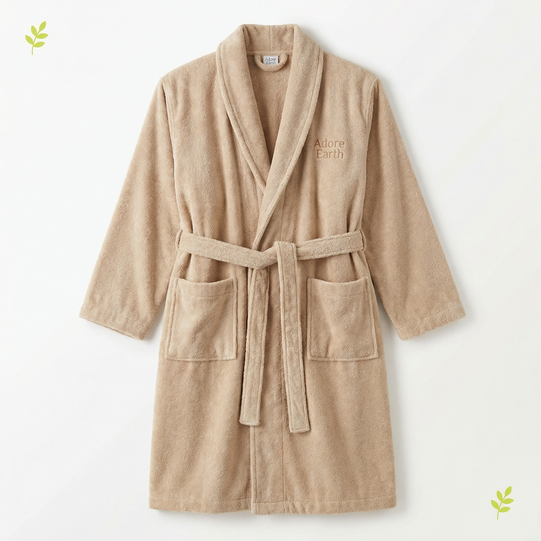 Premium Cotton Bathrobe - Spa-Level Softness, Hotel Luxury