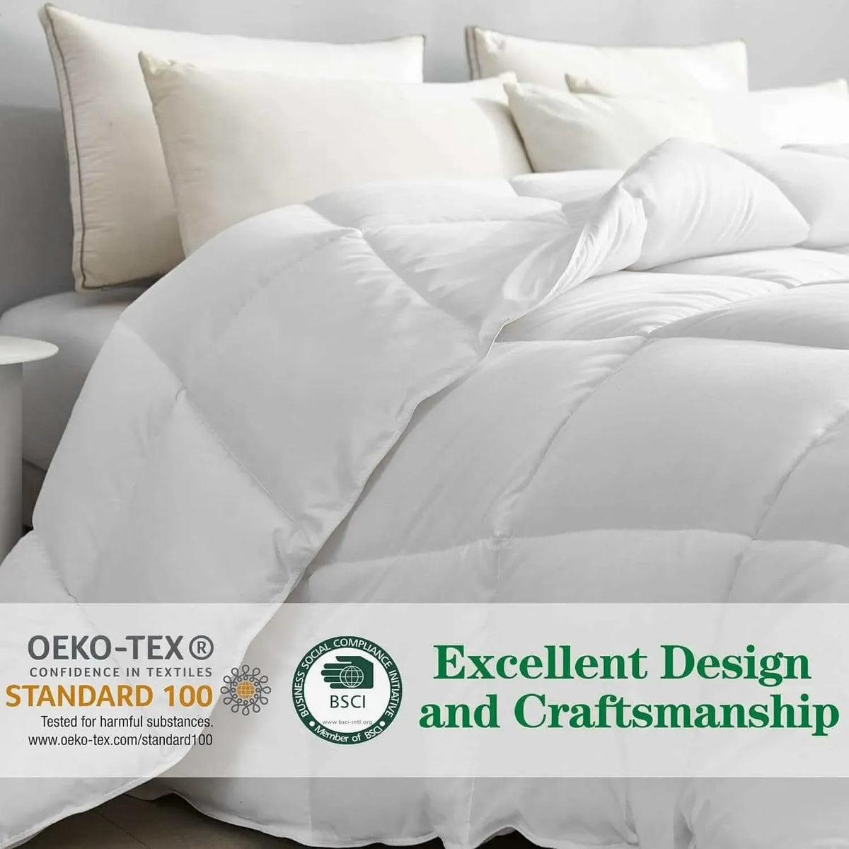 Luxurious bamboo quilt cover on a bed showcasing its softness and appeal in an Australian bedroom setting
