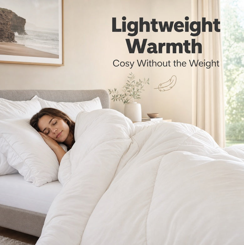 Goose Down Quilt  – Lightweight Warmth, Hotel-Style Comfort