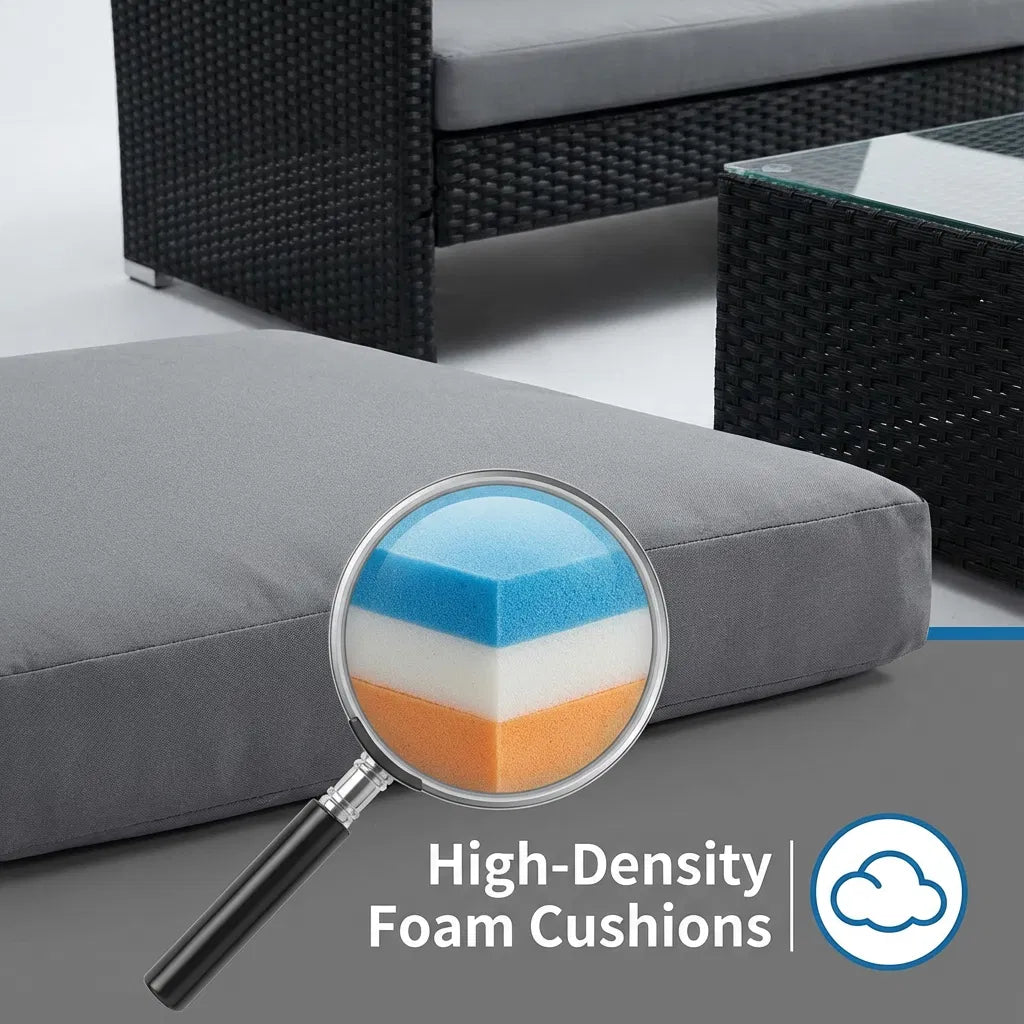 Rattan Lounge Set  – Weatherproof Comfort, Style Made Easy