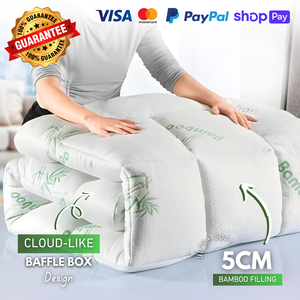 Premium Mattress Topper - Bamboo Mattress Topper