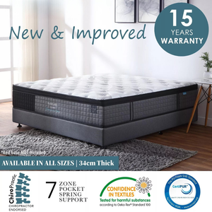 premium mattress with cooling and support features