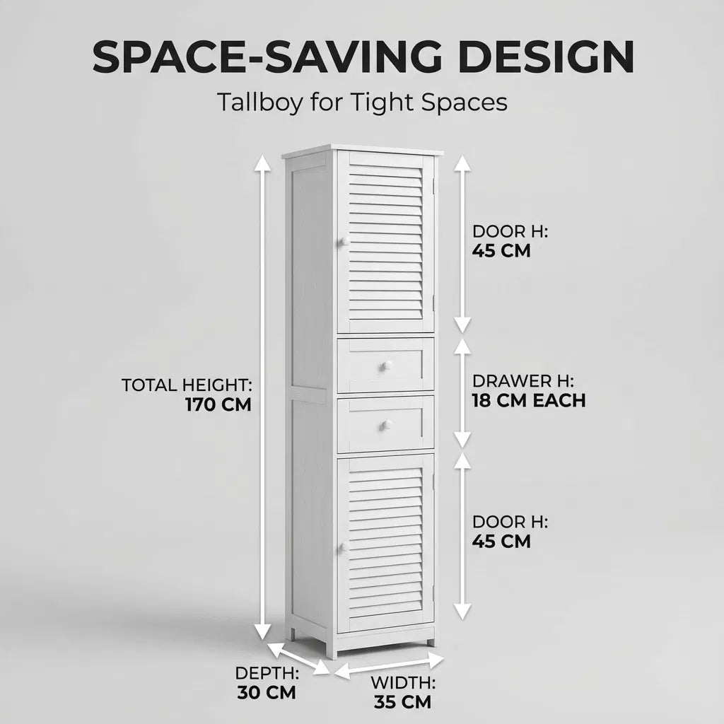 Laundry Cabinet Tallboy – Maximise Storage, Declutter Instantly