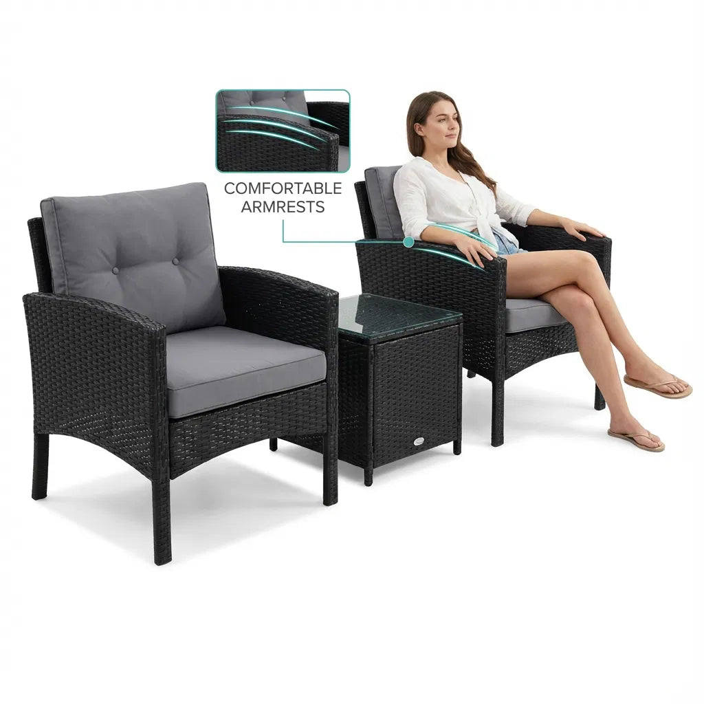 Rattan Lounge Set  – Weatherproof Comfort, Style Made Easy