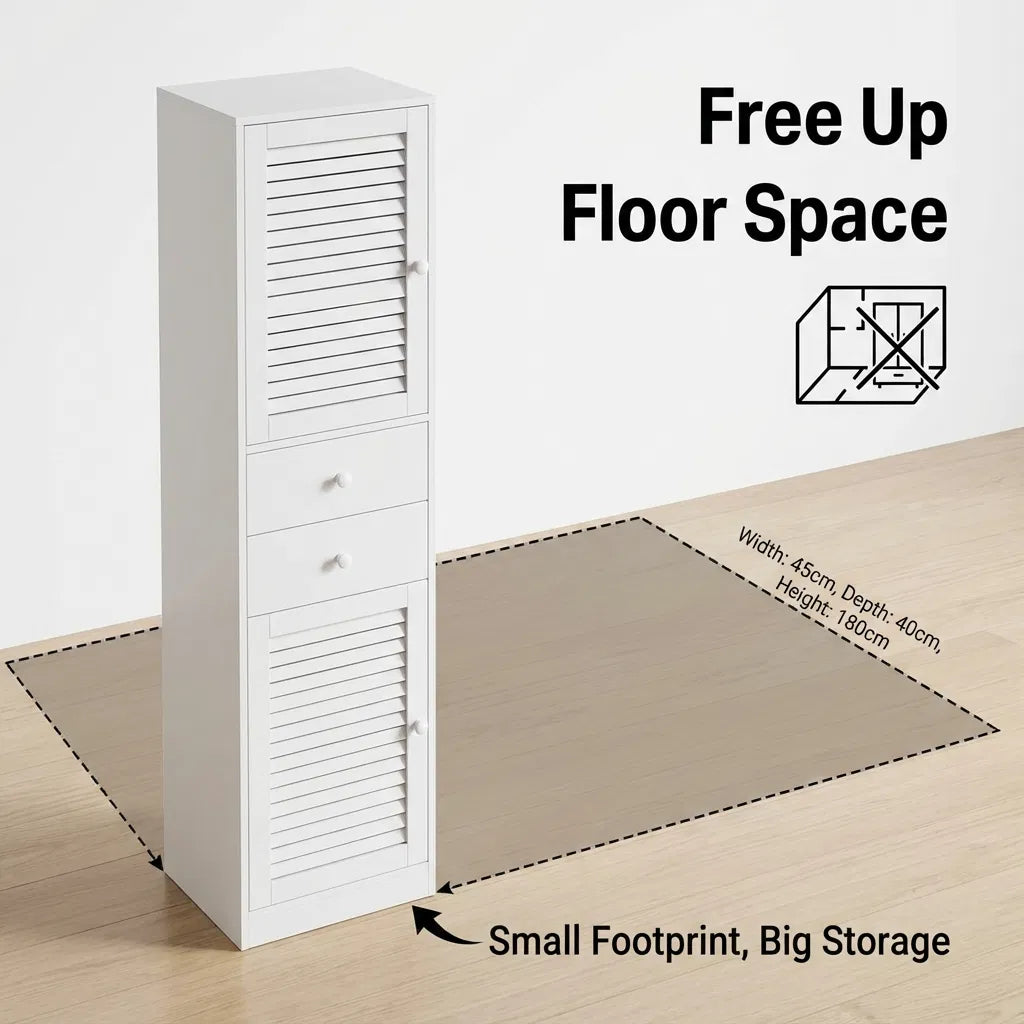 Laundry Cabinet Tallboy – Maximise Storage, Declutter Instantly