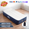 Comfortable single air mattress with built-in pump – Perfect for guests, camping, and easy storage."  I'll use the other keywords in the next images. Let me know if you need any modifications!