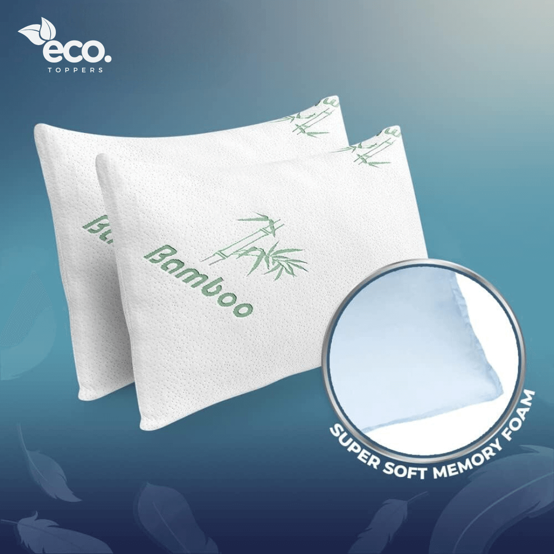 Premium bamboo pillows with ultra-soft fabric - Hypoallergenic and breathable bamboo pillow in Australia for a restful sleep.