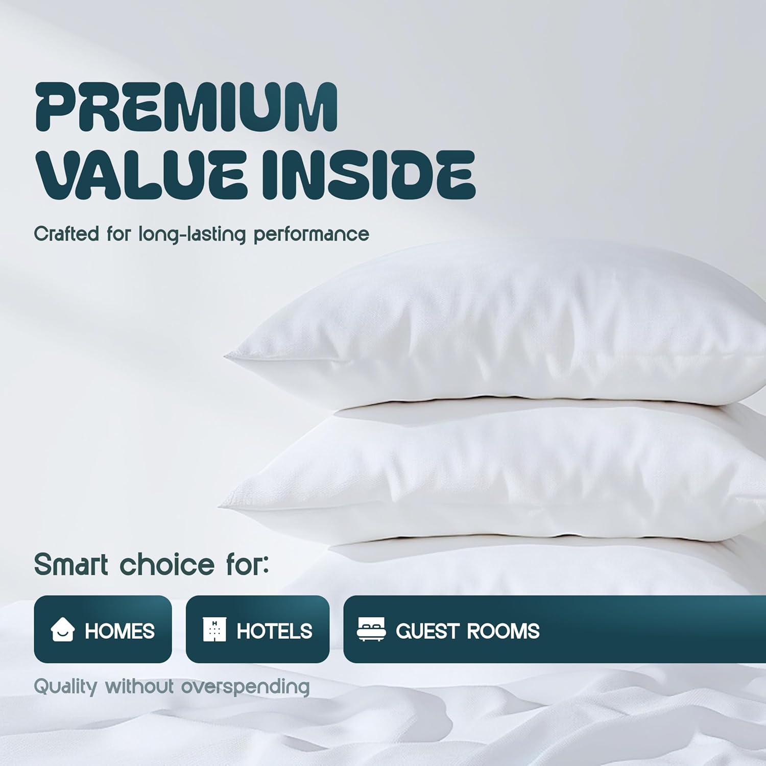 Pillow Protectors - Sheild Against Allergens, Dust Mites & Stains
