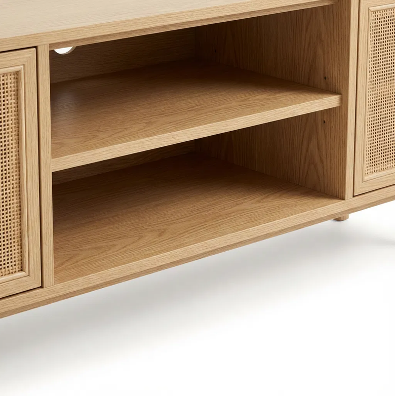 Rattan TV Unit  – Elevate Your Space, Organise With Ease