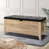 Wood & Leather Storage Ottoman – Blanket Box, Declutter Fast, Elevate Your Space