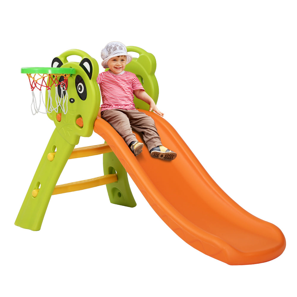 Kids Slide & Hoop Set – Boost Active Play, Build Skills Every Day