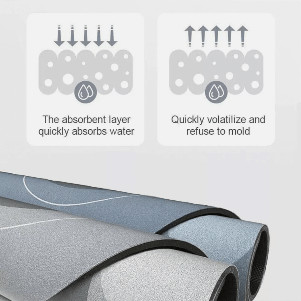 Comparison of bamboo bath mat sizes and colors for home bathrooms