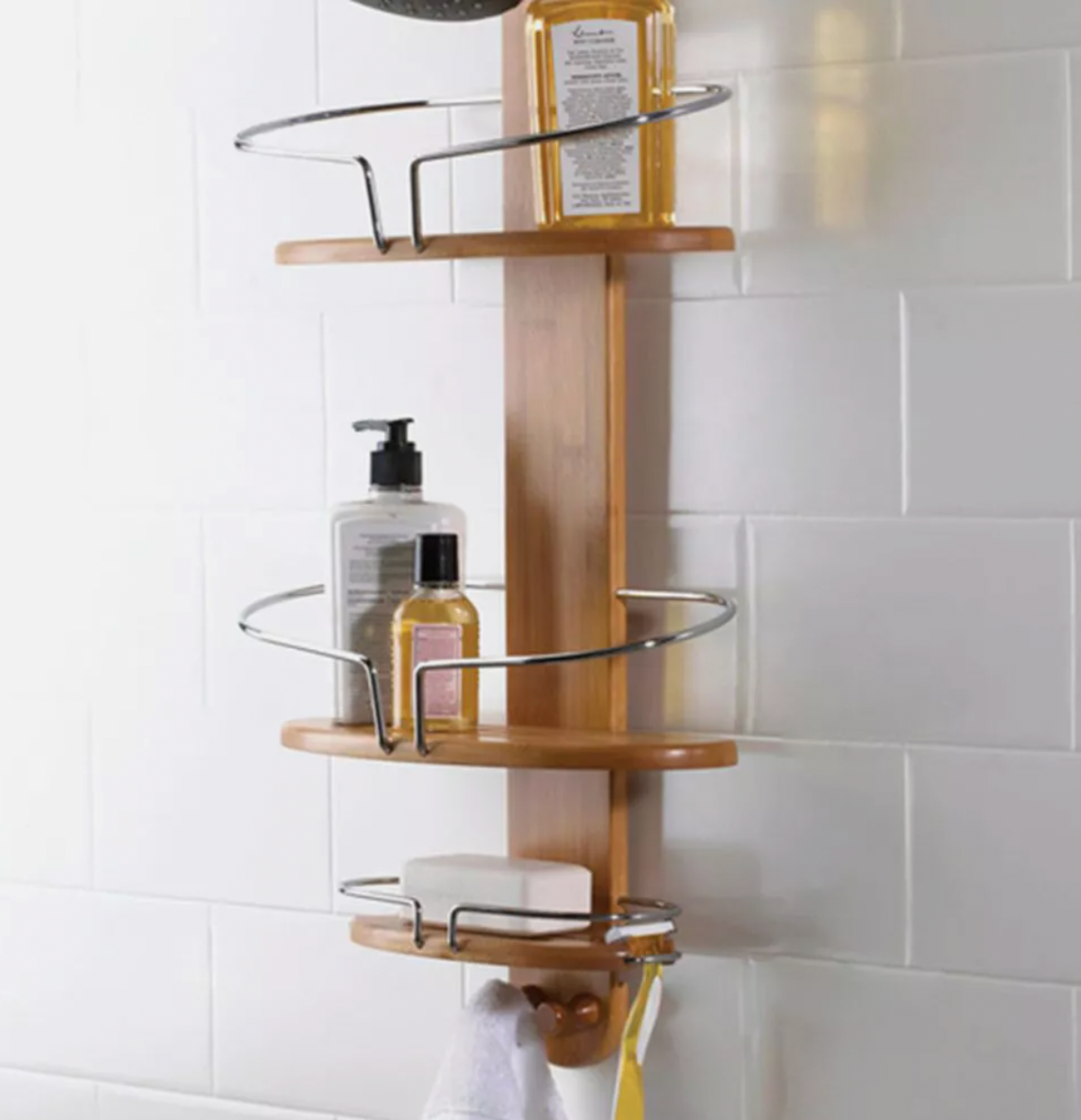 Bamboo Shower Caddy 2.0 – Rust-Proof Storage, Natural Style, Effortless Organisation