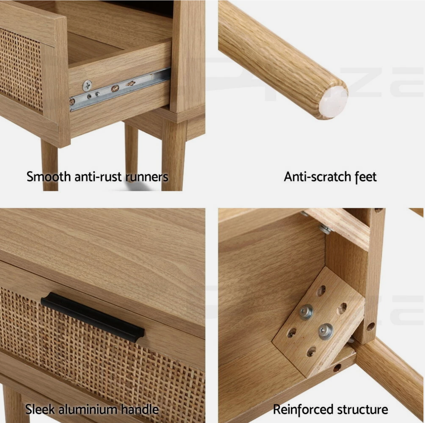 Rattan Bedside Table  – Add Natural Style, Maximise Storage Space