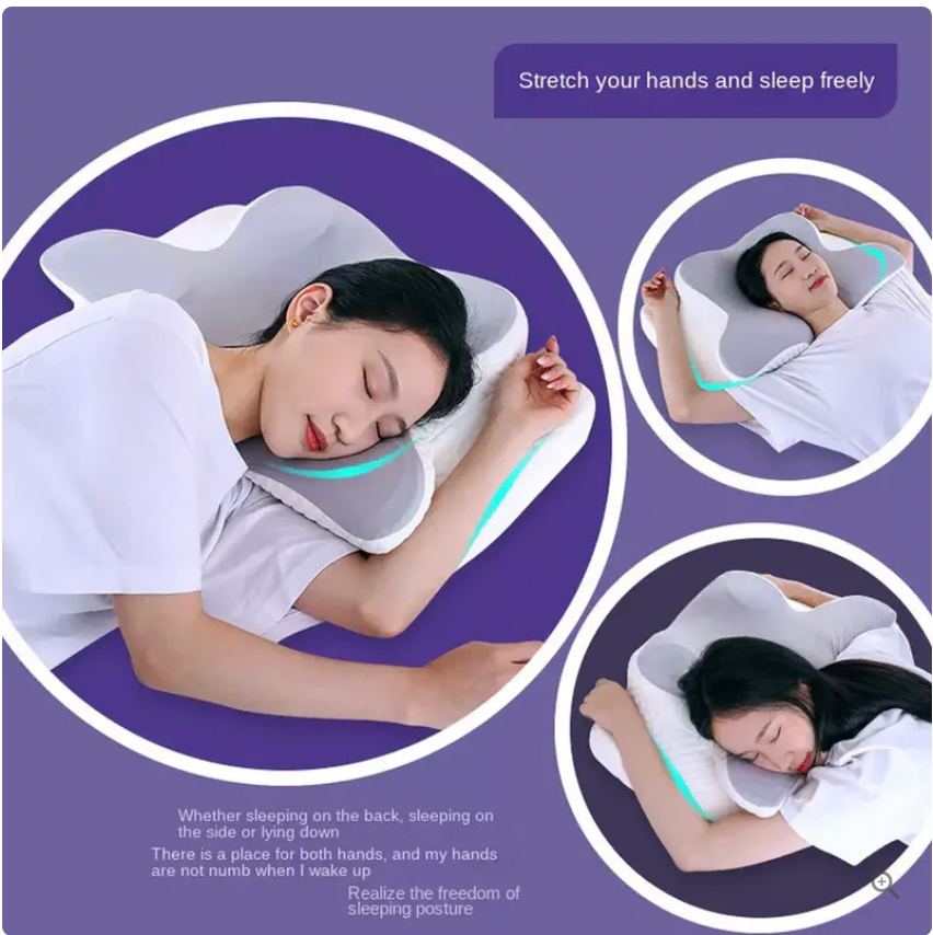 Butterfly Pillow - Align Your Spine, Reduce Snoring, Sleep Better