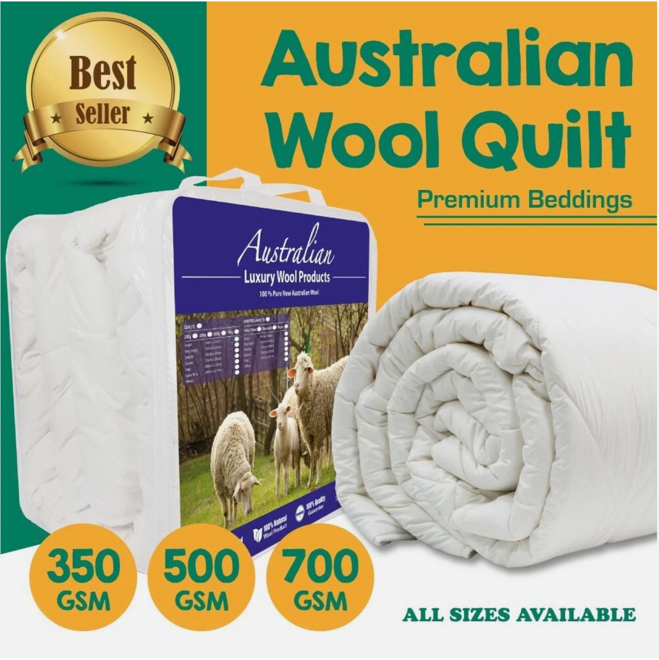 Wool Quilt – Regulate Temperature Naturally, Sleep Comfortably All Year