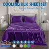Silk Satin Sheet Set – Reduce Hair Frizz, Support Skin Hydration, Sleep in Smooth Luxury