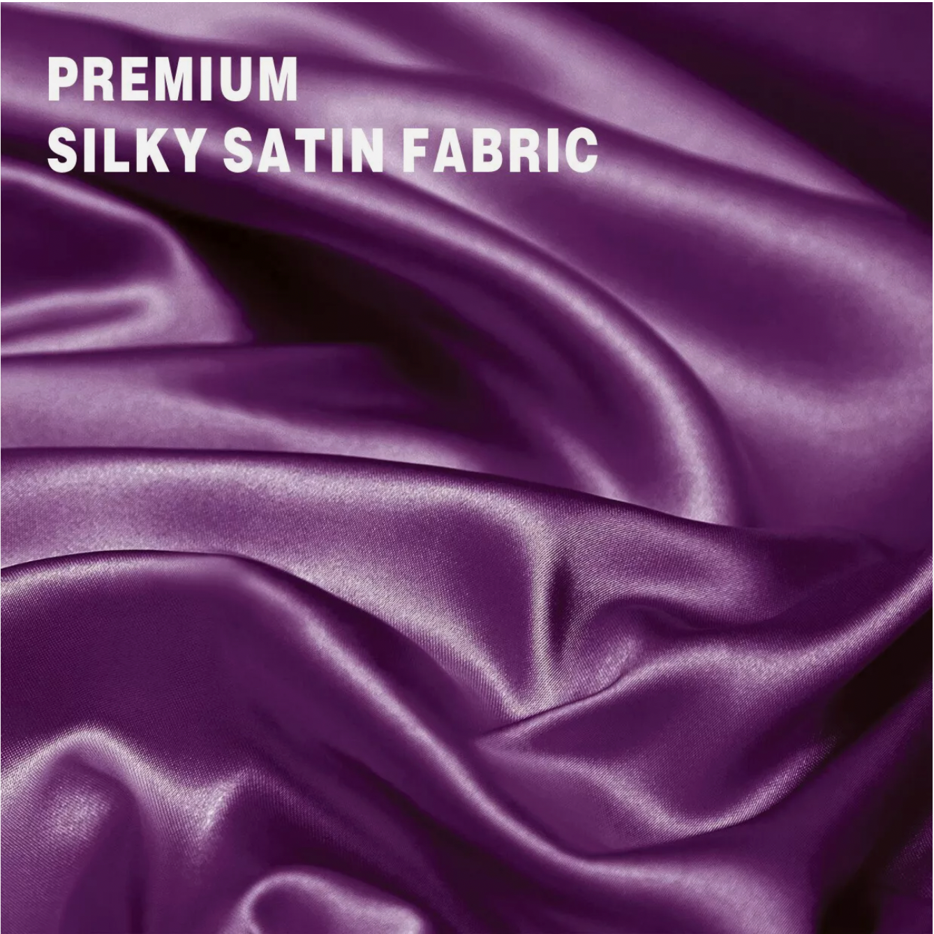 Silk Satin Sheet Set – Reduce Hair Frizz, Support Skin Hydration, Sleep in Smooth Luxury